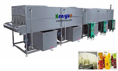Spray pasteurization machine